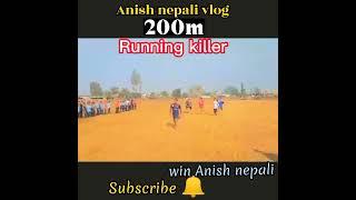 200 m running  basant murari