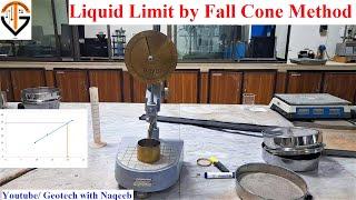 How to perform Fall Cone Method Test - Liquid Limit Determination | Geotech with Naqeeb