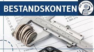 Bestandskonten - Aktivkonten & Passivkonten einfach erklärt - Aufbau, Buchungssätze, Beispiele