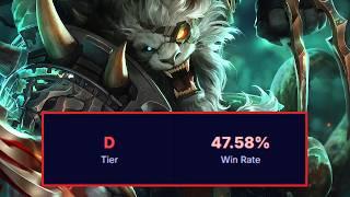 Riot is trying to save Rengar...