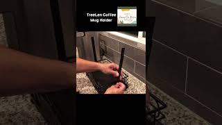 ️🪛 Installation Steps | TreeLen Coffee Mug Holder with Removable Hooks