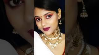 Ethnic festive makeup look|#festiveseries |full-coverage makeup| samridhi rajput||