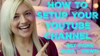 How to Setup Your YouTube Channel - Homepage Customization, Playlists, & More! | VICKIE COMEDY