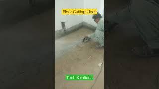 Chiseling Works | Floor Cutting Ideas #shorts #techsolutions