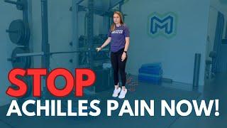 Achilles Pain? Stop it From Getting Worse With These 3 Exercises!