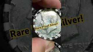 I Found A Rare Proof Silver In $2,000.00 Of Half Dollars! #coin #silver #proof