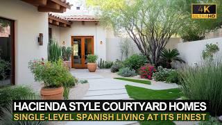 Hacienda Style Courtyard Homes: Single-Level Spanish Living at Its Finest