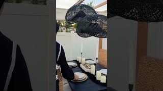  Bold & Organic | Outdoor Dining with Wabi-Sabi Lights