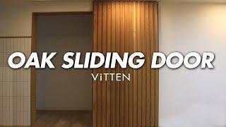 W17_Oak Sliding Door / 오크 원목 슬라이딩 문 만들기