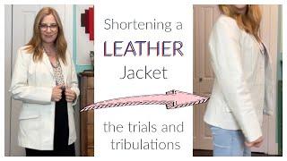 Leather Jacket Alteration: Not easy, but worth it!