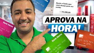 TÁ APROVANDO  NA HORA! 6 NOVOS  CARTÕES DE CRÉDITO APROVAÇÃO FÁCIL, SEM COMPROVAR RENDA E LIMITE