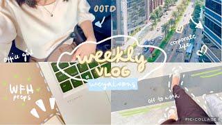 work vlog  | corporate life in Manila, sesh after office hours, picnic, koomi weyatoons diaries