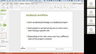 Webinar on Ontology Management using Vocbench in the context of AGINFRA+ Project