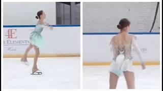 Alena Kostornaia, Anna Shcherbakova Russian Junior Nationals 2019 SP elements comparison