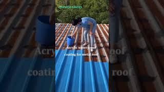 Sinomaco Elastomeric Acrylic Waterproof Coating for Metal roof waterproofing works