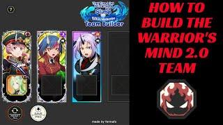 HOW TO BUILD THE WARRIOR'S MIND 2.0 (MARCH 2025) TEAM! (Slime: Isekai Memories)