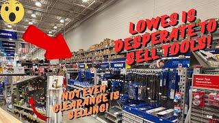 LOWES IS GETTING DESPERATE TO SELL TOOLS HOLIDAY DEALS ARE NOW ON CLEARANCE! NEVER SEEN THIS BEFORE!