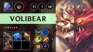 Volibear Jungle vs Master Yi: Legendary - EUW Challenger Patch 14.24