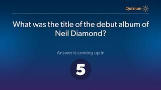 What was the title of the debut album of Neil Diamond?   Neil Diamond Quiz