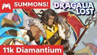 $150 - 11,000 Diamantium vs Gala Ranzal | Gala Dragalia Summon Showcase | Dragalia Lost