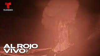 El volcán Kilauea lanza grandes chorros de lava en Hawái