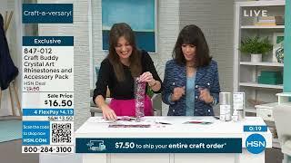 Craft Buddy Crystal Art Rhinestones and Accessory Pack