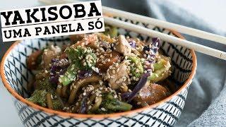 YAKISOBA FEITO EM 1 PANELA SÓ e PRONTO EM 15 MINUTOS!