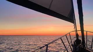 Sailing into Sunrise on Lake Ontario