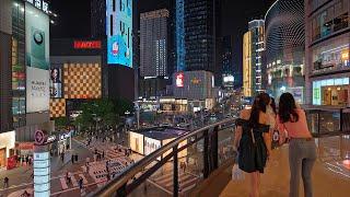 [4K] Night walk in Chongqing Guanyinqiao, China.