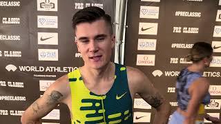 Jakob Ingebrigtsen on his 3:43/7:23 Pre Classic double and why everyone should run double threshold