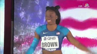 Brittany Brown Wins Silver at World Championships