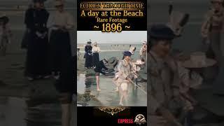 A day at the Beach -1896- Rare Footage (Historical curiosites)#echoesthroughtimechannel #rarefootage