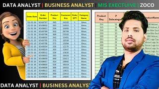 Excel Interview Question For MIS Executive Based on Vlookup | MS Excel Interview Questions & Answers