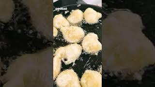 Water, yeast, flour and salt are all you need to make these #fritters!  #shorts #cookistwow