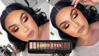 $7 AMBER PALETTE BY PROFUSION COSMETICS REVIEW + DEMO