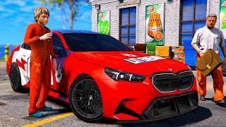 ОПЕРСКАЯ ЕЗДА В GTA 5 - МОЙ ПАПА ОГРАБИЛ МАГАЗИН! ПОГОНЯ ЗА BMW M5 G90! РАЗБИЛ МАШИНУ САЙМОНА ВОТЕР