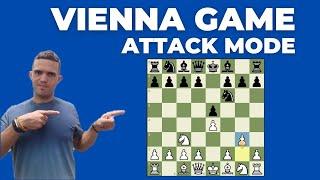 Play VIENNA Game in ATTACK Mode (line 3. g3) || Aggressive Chess Openings