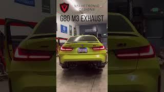 The BEST G80 M3 SOUND!!! VALVETRONIC Designs Full System #bmw #g80 #m3 #exhaust #valvetronic #cars