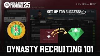 Dynasty Recruiting Tips and Tricks | In The Game Podcast | EA Sports College Football 25