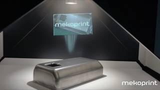 Realfiction 3D holographic display in collaboration with Mekoprint Mechanics