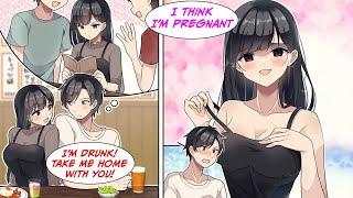 [Manga Dub] The TSUNDERE takes me home and the next day, claims that she's pregnant...!? [RomCom]