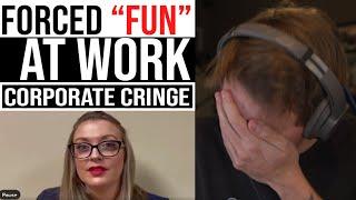 horrible forced "fun" at work..- Corporate Cringe | #grindreel