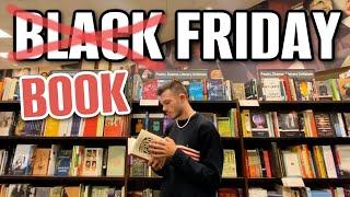 black friday BOOK SHOPPING vlog 