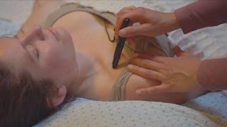 ASMR Locating and Tracing Chinese Acupoints on Skin *No Dog Mouth Sounds*  @ChilibASMR (Real Person)