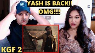 KGF CHAPTER 2 Trailer REACTION| Yash | Sanjay Dutt #KGF2