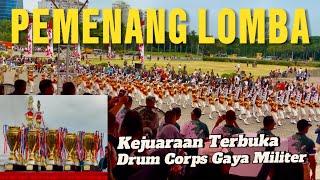 Inilah Para Pemenang Lomba Drum Corps Gaya Militer, Total Hadiah Rp 90 juta #panglimatni