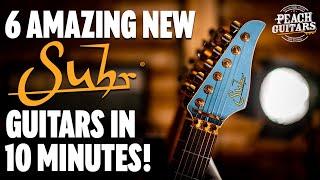 6 Amazing New SUHR Guitars in 10 Minutes!