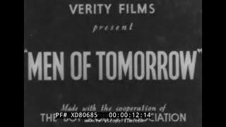 “MEN OF TOMORROW” 1942 BRITISH PROPAGANDA FILM   BOYS SCOUTS SERVICE DURING WWII   XD80685