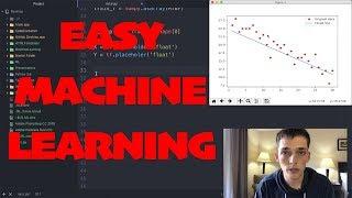 SIMPLE Python Machine Learning Tutorial (Tensorflow & Linear Regression) - FULL CODE