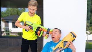 Проучил  ХРИПЛОГО...NERF -  REBOOT.